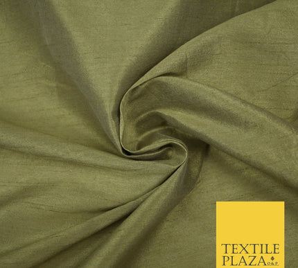 Plain Dyed Faux Dupion Raw Silk 100% Polyester Fabric Craft Material ALL COLOURS
