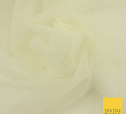 EXTRA WIDE Tutu Fairy Veil Bridal Plain Soft Sheer Tulle Net Fabric  270cm 106"