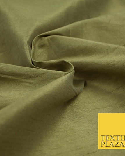 Plain Dyed Faux Dupion Raw Silk 100% Polyester Fabric Craft Material ALL COLOURS