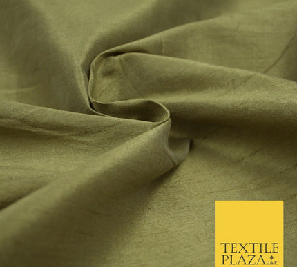 Plain Dyed Faux Dupion Raw Silk 100% Polyester Fabric Craft Material ALL COLOURS