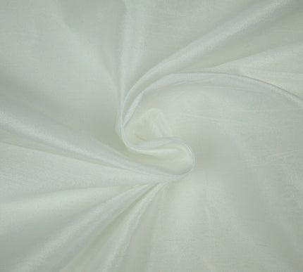 Plain Dyed Faux Dupion Raw Silk 100% Polyester Fabric Craft Material ALL COLOURS