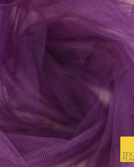 EXTRA WIDE Tutu Fairy Veil Bridal Plain Soft Sheer Tulle Net Fabric  270cm 106"
