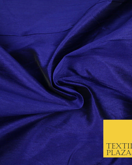 Plain Dyed Faux Dupion Raw Silk 100% Polyester Fabric Craft Material ALL COLOURS