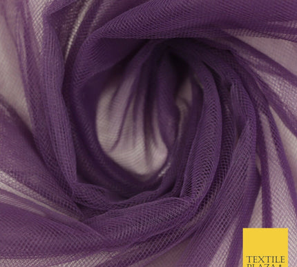 EXTRA WIDE Tutu Fairy Veil Bridal Plain Soft Sheer Tulle Net Fabric  270cm 106"