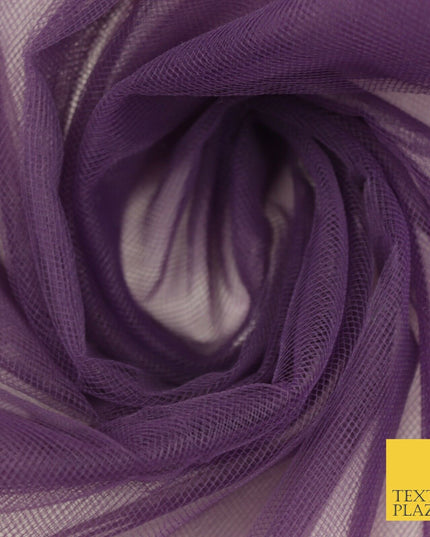 EXTRA WIDE Tutu Fairy Veil Bridal Plain Soft Sheer Tulle Net Fabric  270cm 106"