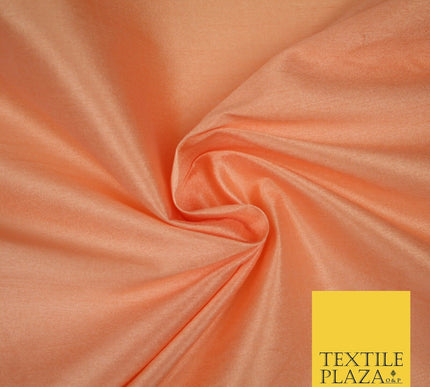 Plain Dyed Faux Dupion Raw Silk 100% Polyester Fabric Craft Material ALL COLOURS