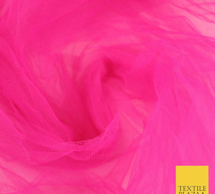 EXTRA WIDE Tutu Fairy Veil Bridal Plain Soft Sheer Tulle Net Fabric  270cm 106"