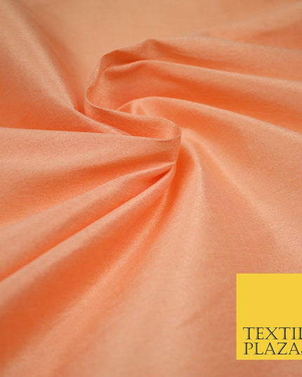 Plain Dyed Faux Dupion Raw Silk 100% Polyester Fabric Craft Material ALL COLOURS