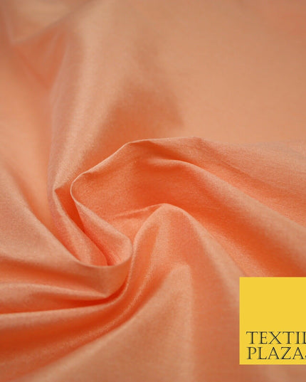 Plain Dyed Faux Dupion Raw Silk 100% Polyester Fabric Craft Material ALL COLOURS