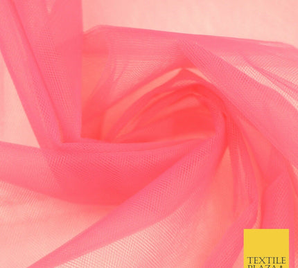 EXTRA WIDE Tutu Fairy Veil Bridal Plain Soft Sheer Tulle Net Fabric  270cm 106"