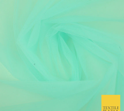 EXTRA WIDE Tutu Fairy Veil Bridal Plain Soft Sheer Tulle Net Fabric  270cm 106"