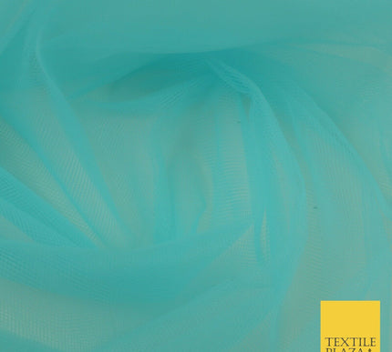 EXTRA WIDE Tutu Fairy Veil Bridal Plain Soft Sheer Tulle Net Fabric  270cm 106"