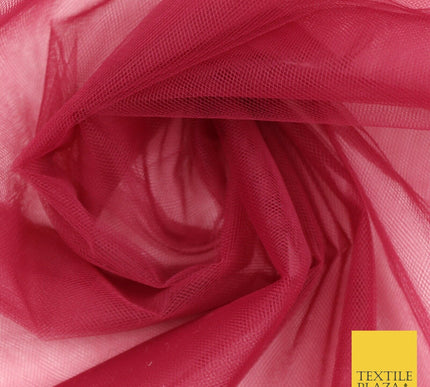 EXTRA WIDE Tutu Fairy Veil Bridal Plain Soft Sheer Tulle Net Fabric  270cm 106"