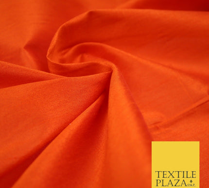 Plain Dyed Faux Dupion Raw Silk 100% Polyester Fabric Craft Material ALL COLOURS