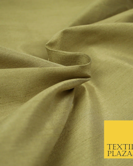 Plain Dyed Faux Dupion Raw Silk 100% Polyester Fabric Craft Material ALL COLOURS