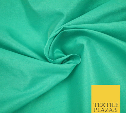 Plain Dyed Faux Dupion Raw Silk 100% Polyester Fabric Craft Material ALL COLOURS