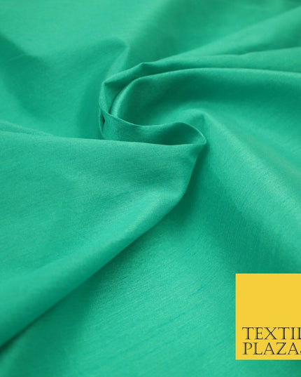 Plain Dyed Faux Dupion Raw Silk 100% Polyester Fabric Craft Material ALL COLOURS