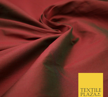 Two Tone Shot Shotgun Faux Matte Silk TAFFETA Dress Fabric Material ALL COLOURS