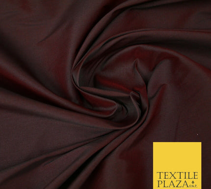 Two Tone Shot Shotgun Faux Matte Silk TAFFETA Dress Fabric Material ALL COLOURS