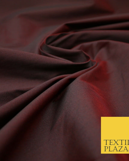 Two Tone Shot Shotgun Faux Matte Silk TAFFETA Dress Fabric Material ALL COLOURS