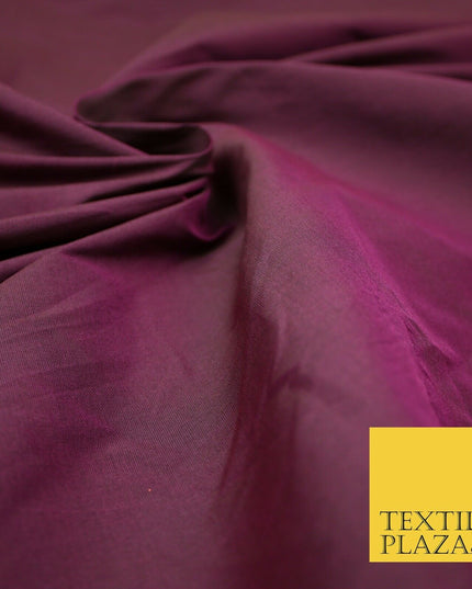 Two Tone Shot Shotgun Faux Matte Silk TAFFETA Dress Fabric Material ALL COLOURS