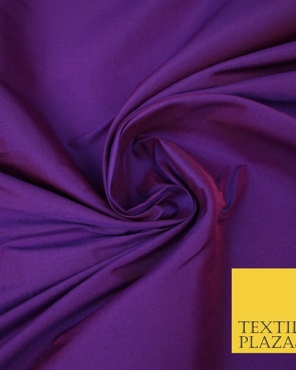 Two Tone Shot Shotgun Faux Matte Silk TAFFETA Dress Fabric Material ALL COLOURS