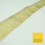 Gold Simple Metallic Fringe Tassel Trimming Gota Border Indian Ribbon Lace X337