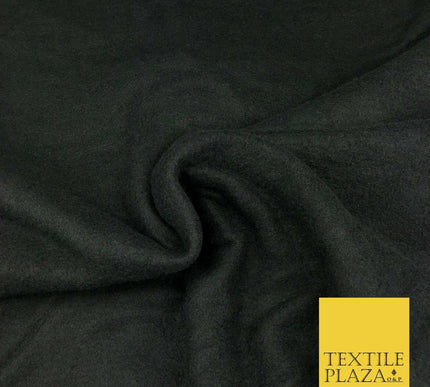 Plain BLACK Premium Antipill Soft Polar Fleece Baby Kids Blanket 150cm R976