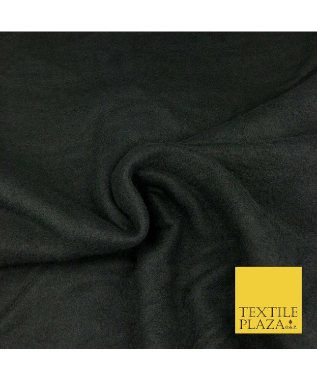 Plain BLACK Premium Antipill Soft Polar Fleece Baby Kids Blanket 150cm R976