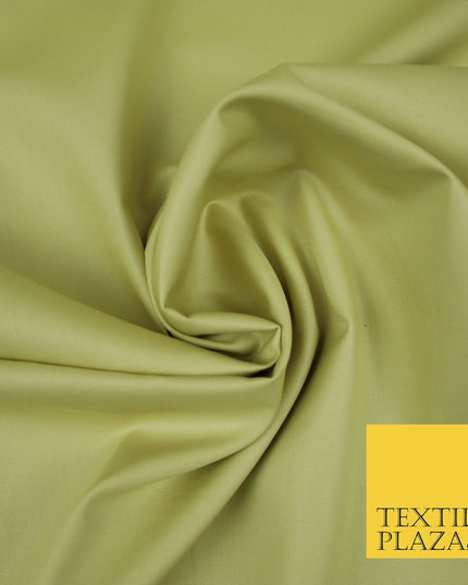 PREMIUM POPLIN 100% PURE COTTON SOLID PLAIN DYED FABRIC DRESS CRAFT MATERIAL 44"