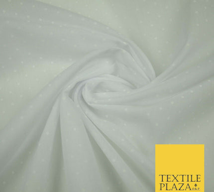 Pastel Shade Spotted Polka PIN DOT Printed Poly Cotton Fabric Polycotton Mask