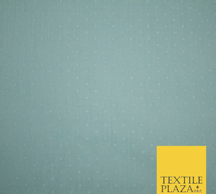 Pastel Shade Spotted Polka PIN DOT Printed Poly Cotton Fabric Polycotton Mask