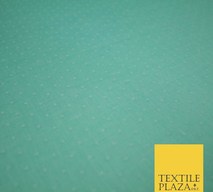 Pastel Shade Spotted Polka PIN DOT Printed Poly Cotton Fabric Polycotton Mask