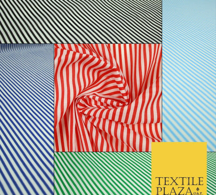 3mm Hickory Railroad Striped Lines Printed Poly Cotton Fabric Polycotton Craft