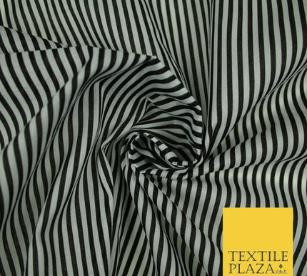 3mm Hickory Railroad Striped Lines Printed Poly Cotton Fabric Polycotton Craft