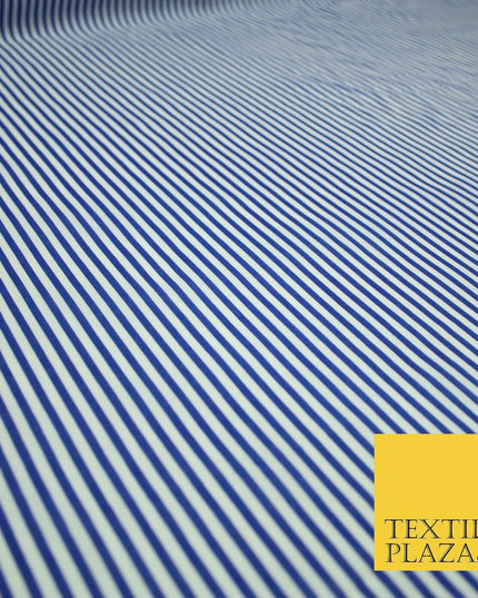 3mm Hickory Railroad Striped Lines Printed Poly Cotton Fabric Polycotton Craft