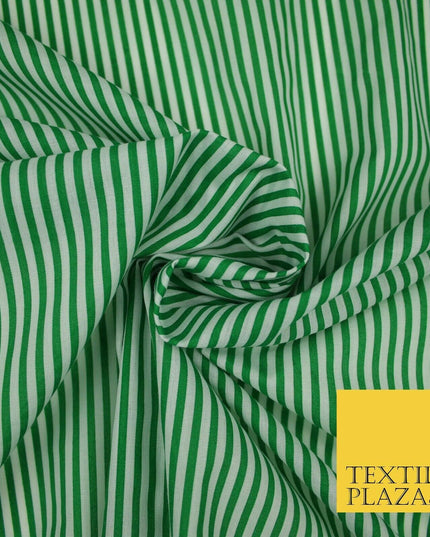 3mm Hickory Railroad Striped Lines Printed Poly Cotton Fabric Polycotton Craft