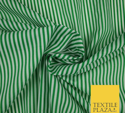 3mm Hickory Railroad Striped Lines Printed Poly Cotton Fabric Polycotton Craft