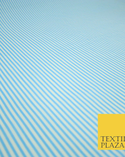 3mm Hickory Railroad Striped Lines Printed Poly Cotton Fabric Polycotton Craft