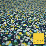 Mix Floral Flower Ditsy Printed 100% Cotton Poplin Fabric Dress Craft Mask 59"