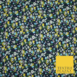Mix Floral Flower Ditsy Printed 100% Cotton Poplin Fabric Dress Craft Mask 59"
