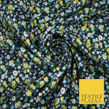 Mix Floral Flower Ditsy Printed 100% Cotton Poplin Fabric Dress Craft Mask 59"