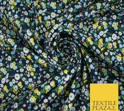 Mix Floral Flower Ditsy Printed 100% Cotton Poplin Fabric Dress Craft Mask 59"