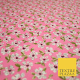 Mix Floral Flower Ditsy Printed 100% Cotton Poplin Fabric Dress Craft Mask 59"