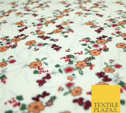 Mix Floral Flower Ditsy Printed 100% Cotton Poplin Fabric Dress Craft Mask 59"