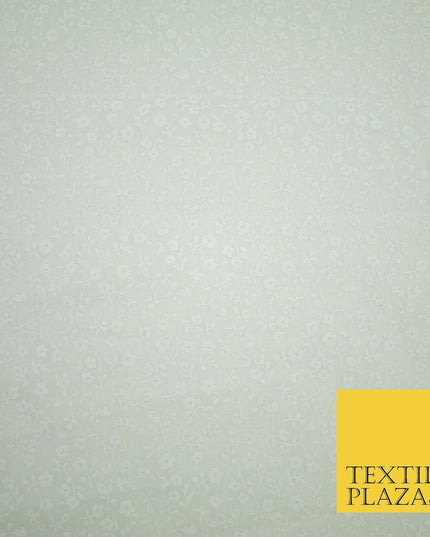 Mini Petunia Ditsy Flower Printed Pastel Poly Cotton Fabric Polycotton Craft 45"