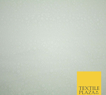 Mini Petunia Ditsy Flower Printed Pastel Poly Cotton Fabric Polycotton Craft 45"