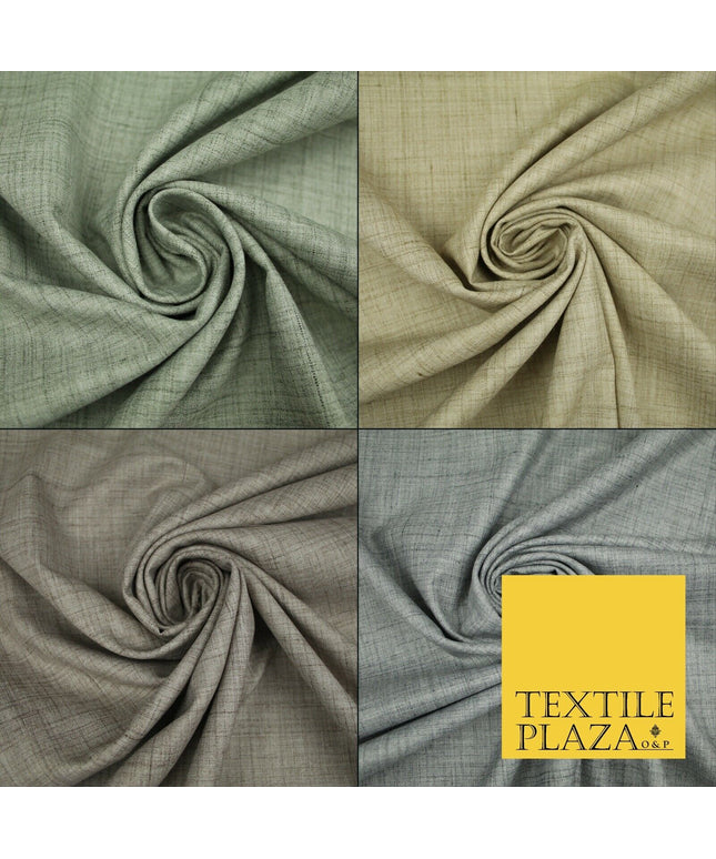 LUXURY SOFT CHECK MARBLE LOOK COTTON RAYON BLEND FABRIC DRESS CRAFT MATERIAL 44"
