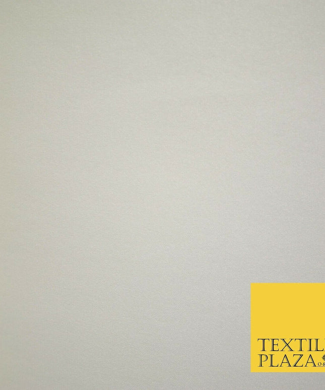 IVORY CREAM Premium Plain Neoprene Fabric - Scuba Foam Material 150cm - 3839