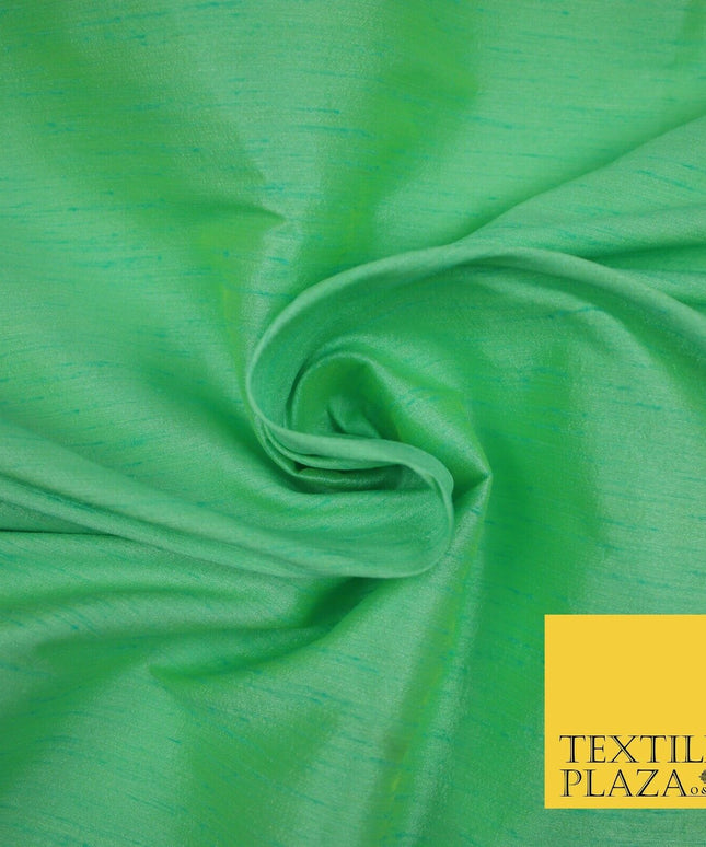 Plain Dyed Slubbed Shot Two Tone Faux Dupion Raw Silk 100%Polyester Fabric Craft